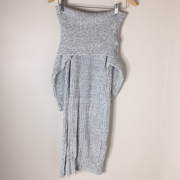 off shoulder knit sweater dress - Picture 5 of 7